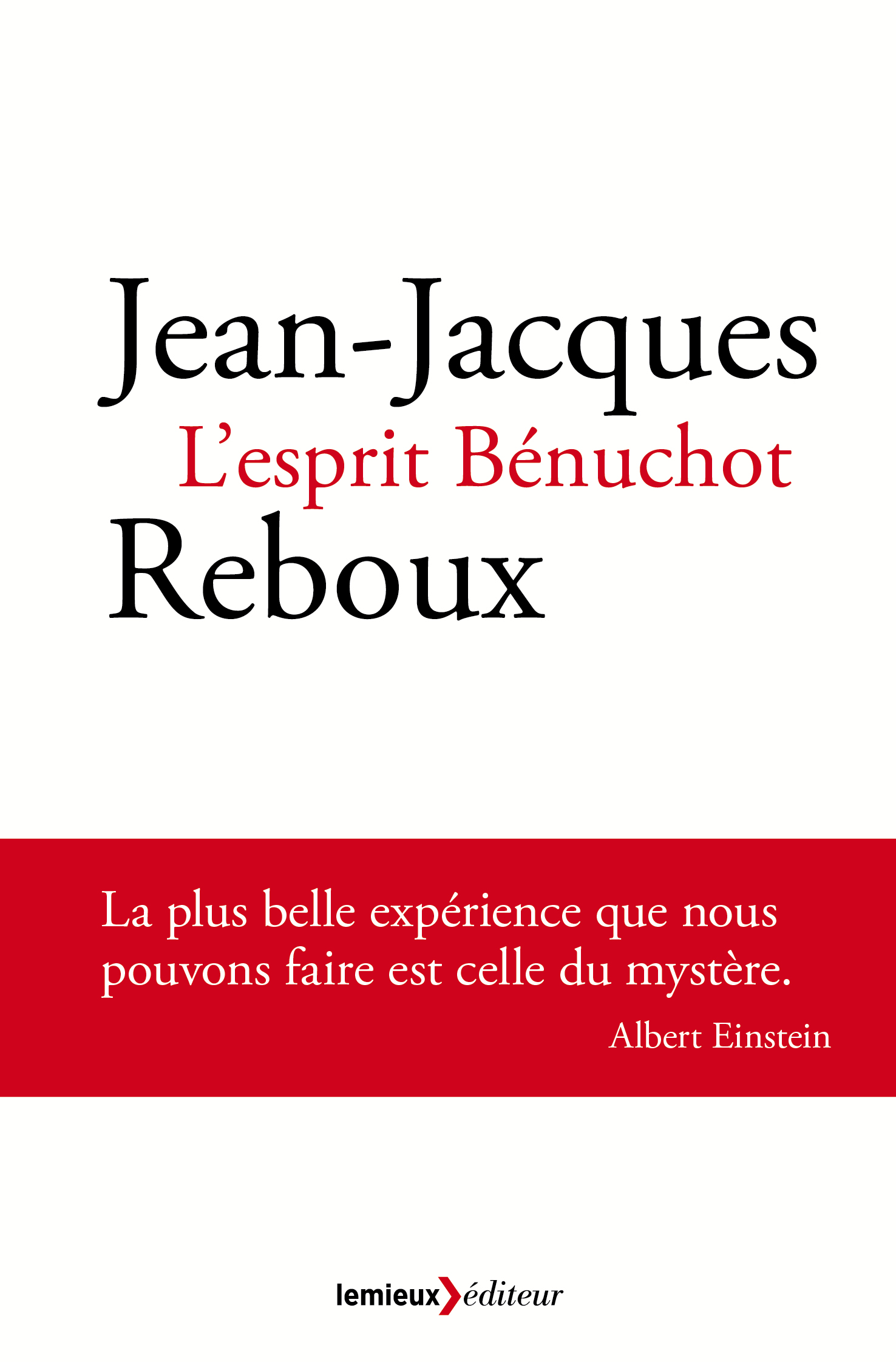 Jean Jacques Reboux L'esprit Bénuchot