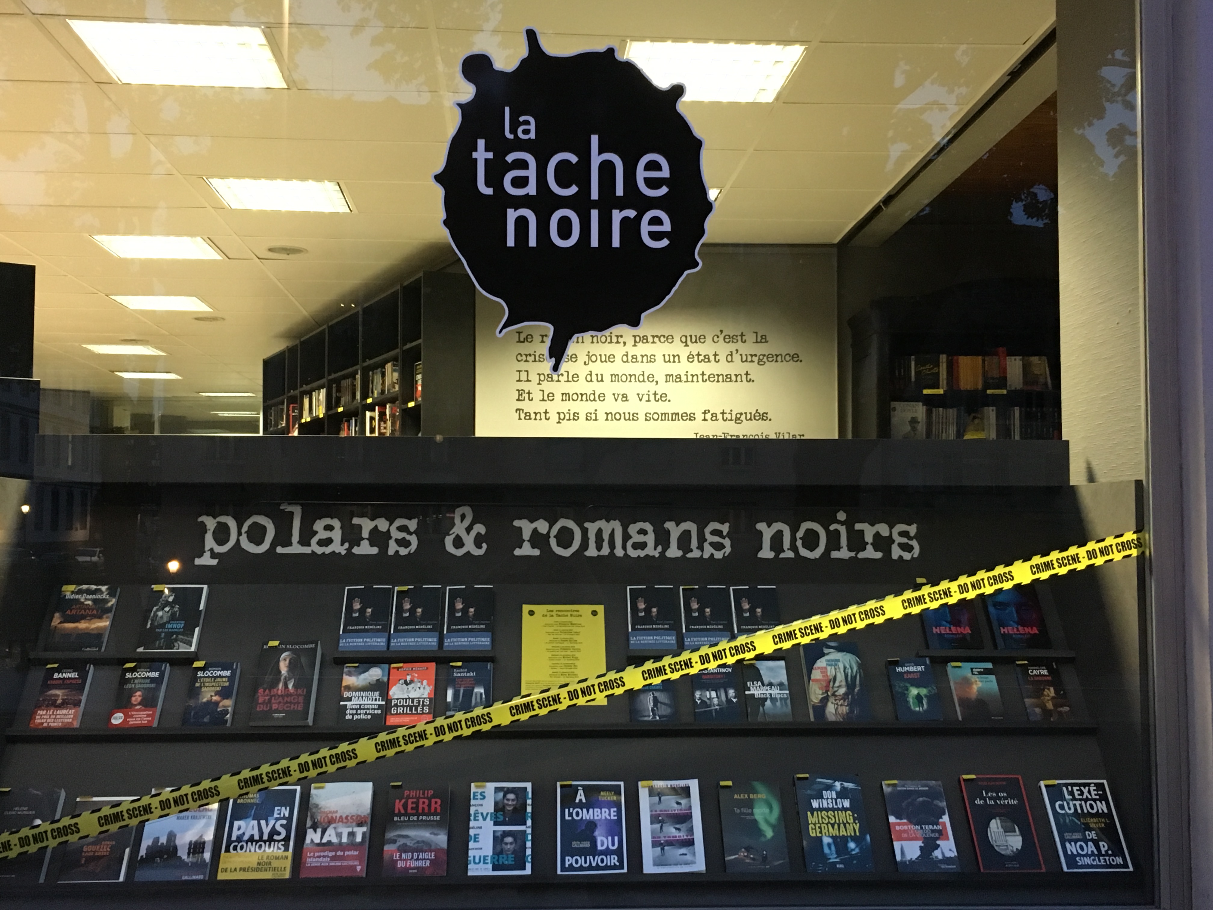 La tache noire, librairie polar à Strasbourg