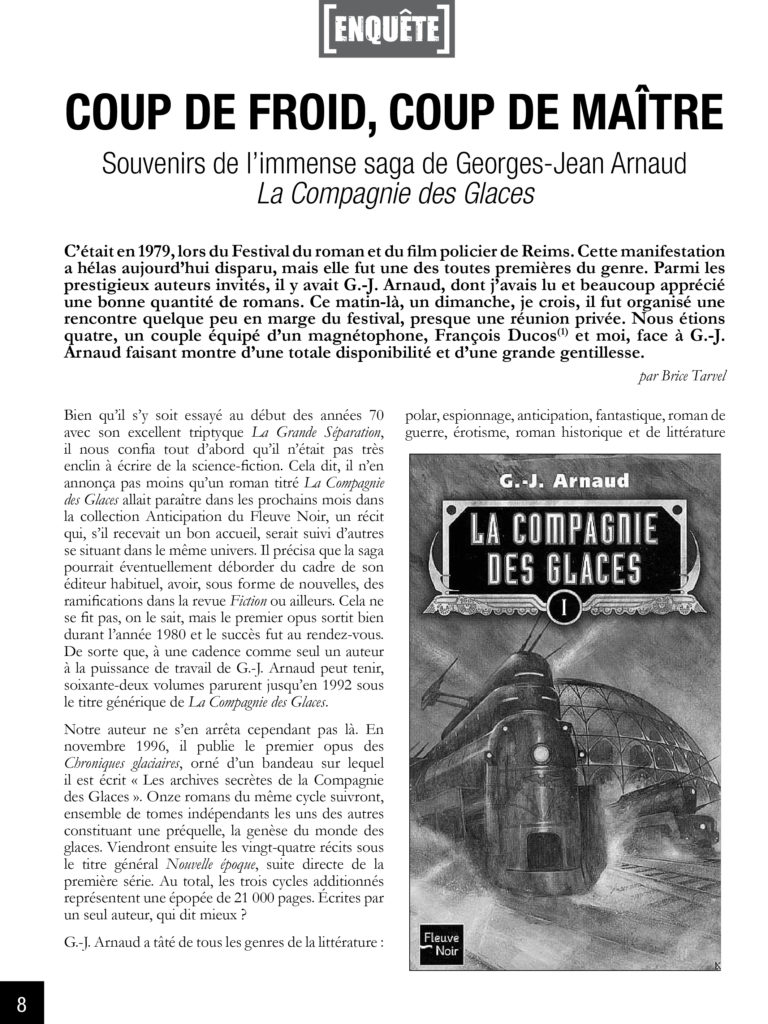 Décès de Georges J. Arnaud