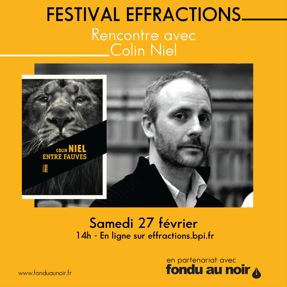 Festival Effractions et rencontre avec Colin Niel