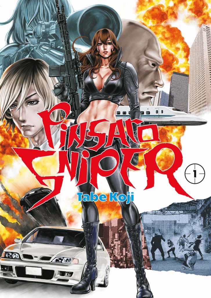 Pinsaro Sniper de Koji Tabe manga japon fondu au noir 2021