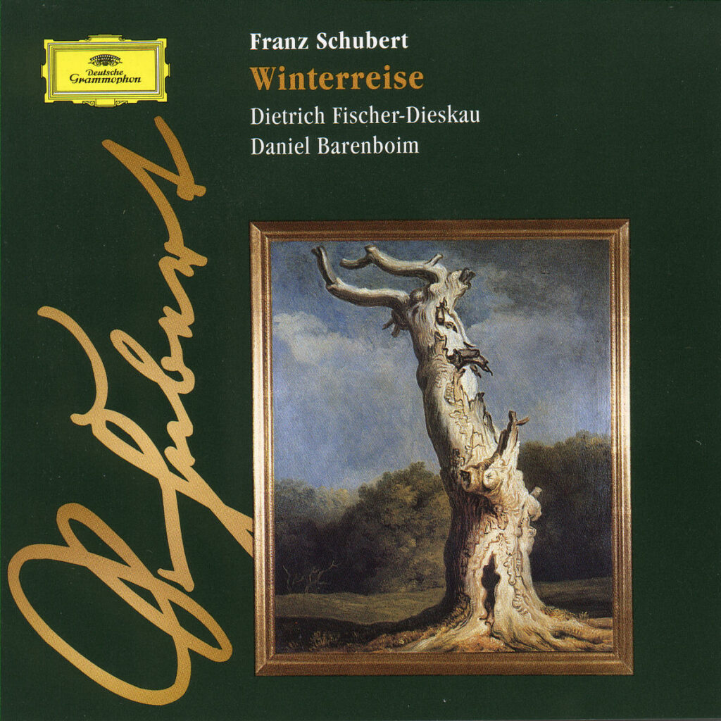 Pochette du disque Winterreise de Schubert par Dietrich Fischer-Diskau et Daniel Barenboim