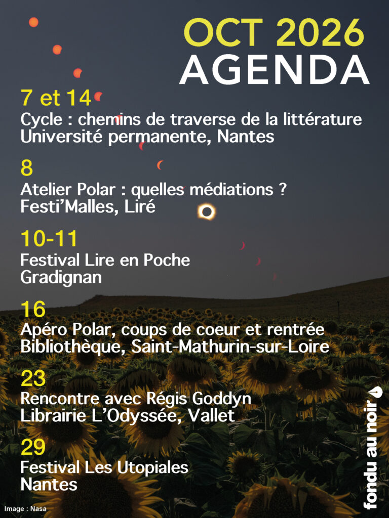 Agenda octobre animations polar fondu au noir